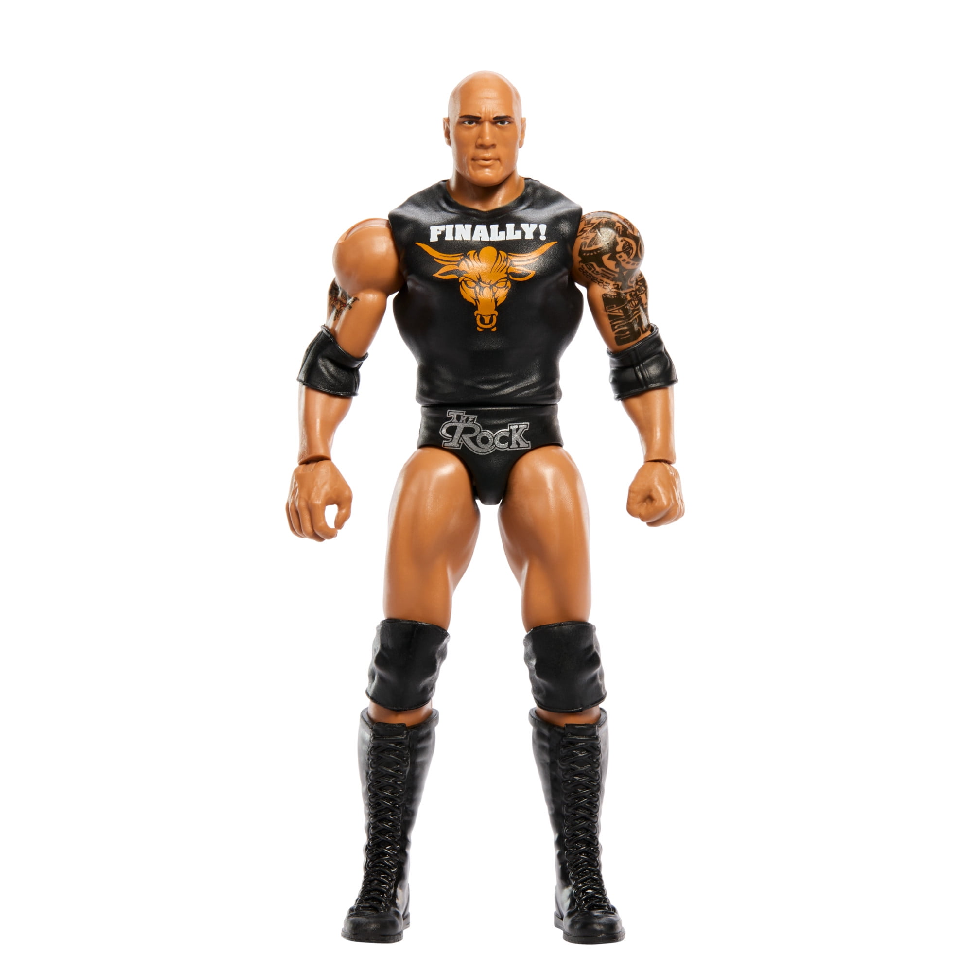 WWE Top Picks The Rock Action Figure, 6-inch Collectible Superstar with Articulation & Life-Like Look