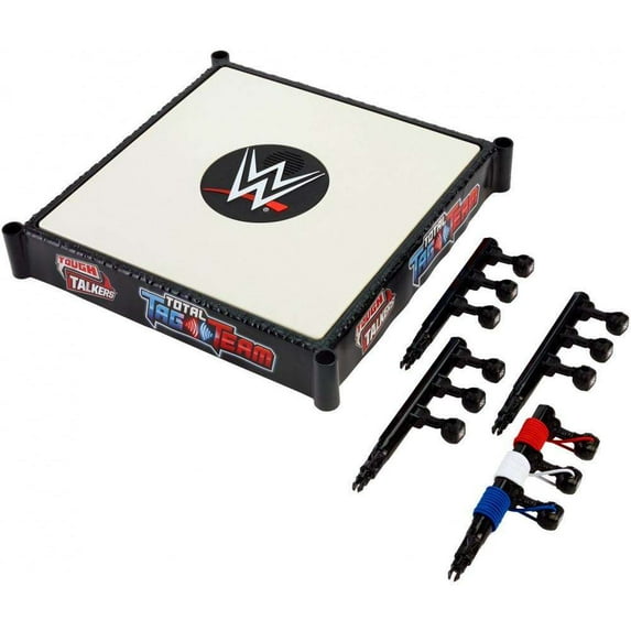 WWE Tough Talkers Total Tag Team Interactive Ring Playset