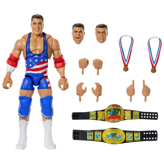 WWE Ultimate Edition Monday Night War Kurt Angle Action Figure & Accessories Collectible Set, 6-inch