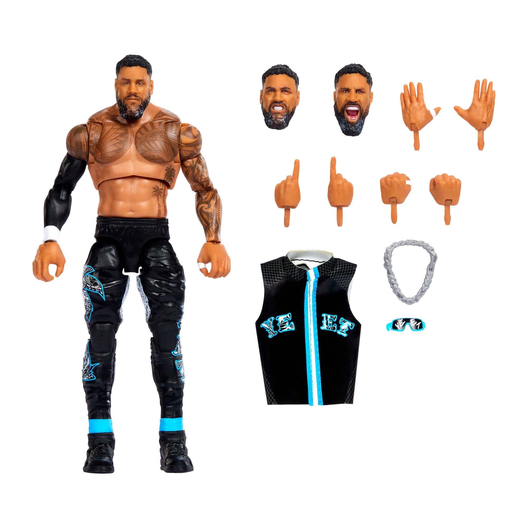 WWE USOS アルティメットエディション　フィギュア　新品　ジェイ・ウーソ WWE Ultimate Edition Jey Uso Action Figure & Accessories Set