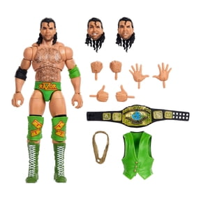 WWE Ultimate Edition Razor Ramon Action Figure & Accessories Set, Greatest Hits 6-inch Collectible
