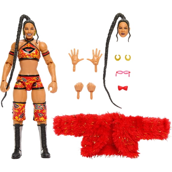 WWE Ultimate Edition Bianca Belair Action Figure & Accessories Set, 6-inch Collectible, 30 Articulation Points