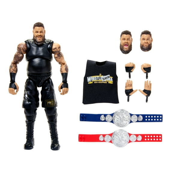 WWE Ultimate Edition Kevin Owens Action Figure & Accessories Set, 6-inch Collectible, 30 Articulation Points