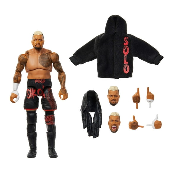 WWE Ultimate Edition Solo Sikoa Action Figure & Accessories Set, 6-inch Collectible