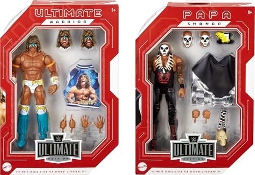 WWE Ultimate Edition Ultimate Warrior & Papa Shango Figure, Grudge