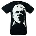 thumbnail image 1 of Vince McMahon White Face Profile Mens Black T-shirt L, 1 of 4
