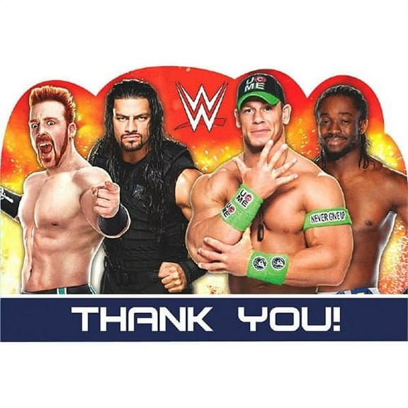 WWE Party Thank You Notes (8)