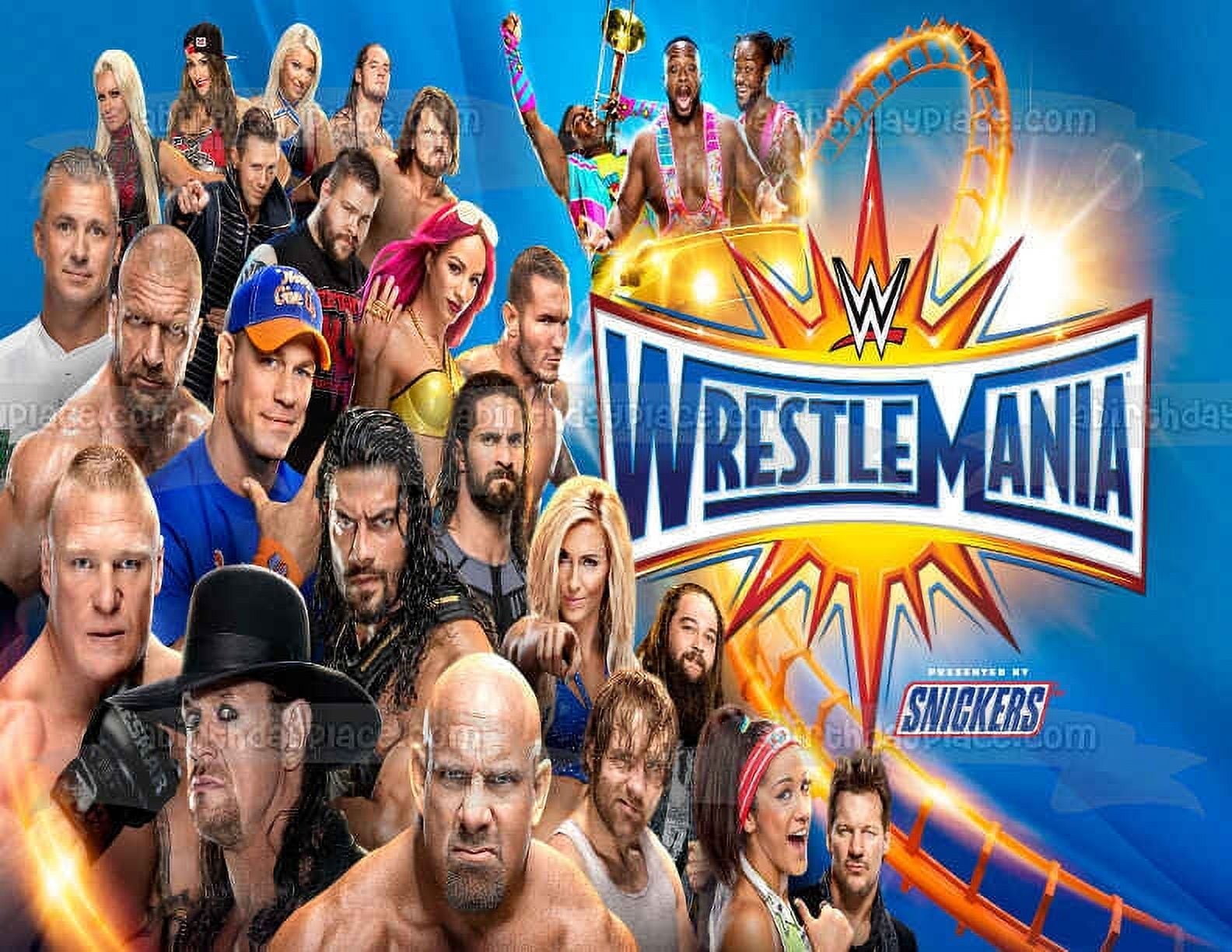 WWE World Wrestling Entertainment Wrestle Mania Cake Topper, by TNCT