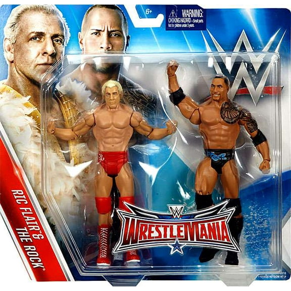 WWE Wrestlemania Basic 2pk, Ric Flair and The Rock