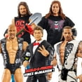 thumbnail image 1 of WWE Wrestlemania Elite Collection 2022 - Set of 4 Figures (Stone Cold Steve Austin / Bret "Hit Man" Hart / Shawn Michaels / AJ Styles) With Build-A-Figure Vince McMahon., 1 of 10