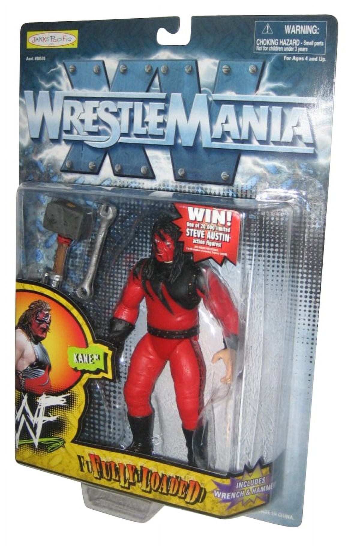 WWE Wrestlemania XV Kane Fully Loaded WWF Action Figure Jakks Pacific