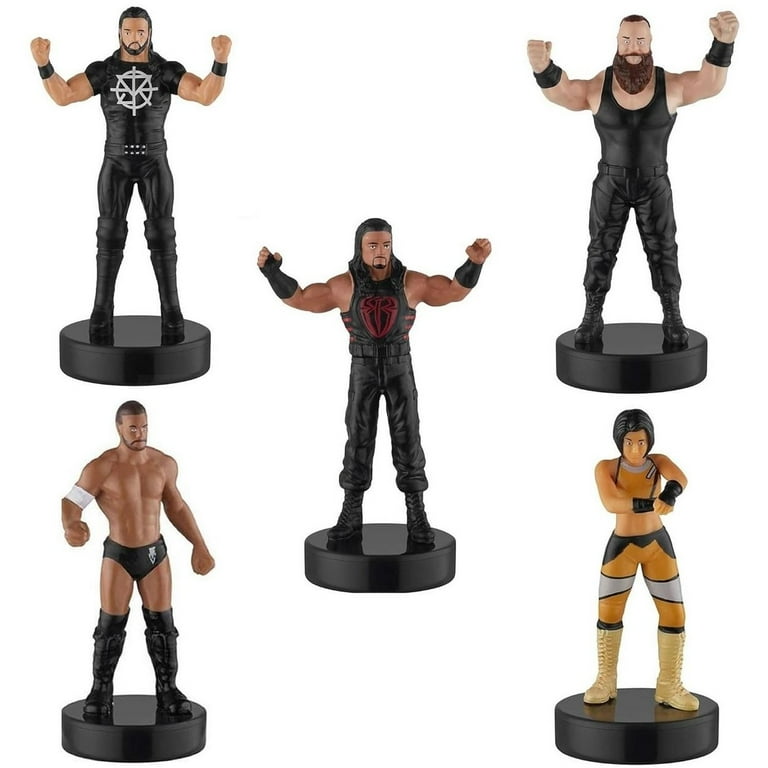 WWE Wrestler Superstar Stampers 5pk Character Figures Set Bundle
