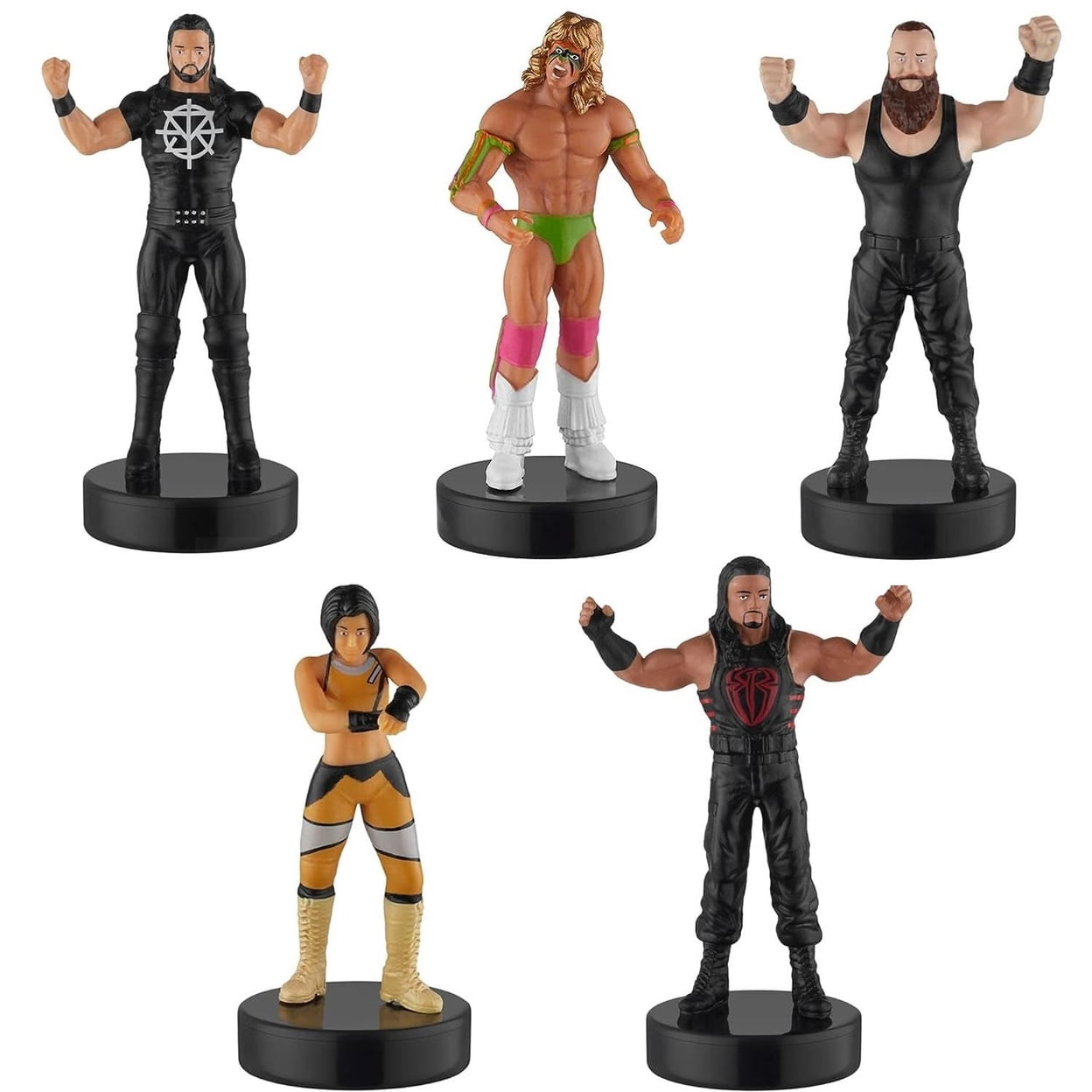 WWE Wrestler Superstar Stampers Cake Topper by PMI International (5 Pack)