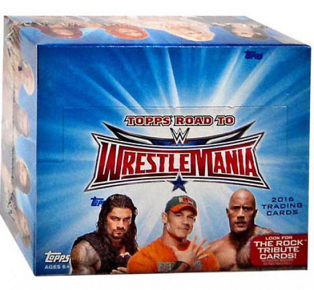 WWE Wrestling 2016 Road to WrestleMania Trading Card Hobby Box