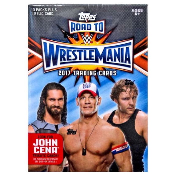 WWE Wrestling 2017 Road to WrestleMania Trading Card Blaster Box