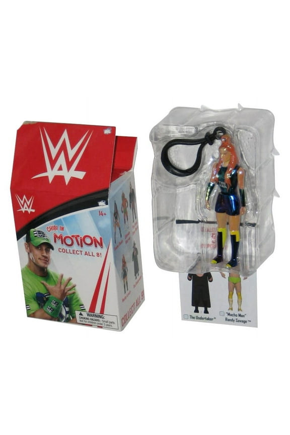 WWE Wrestling Becky Lynch Metallic Version Chibi In Motion Bullsi Toy Figure Keychain