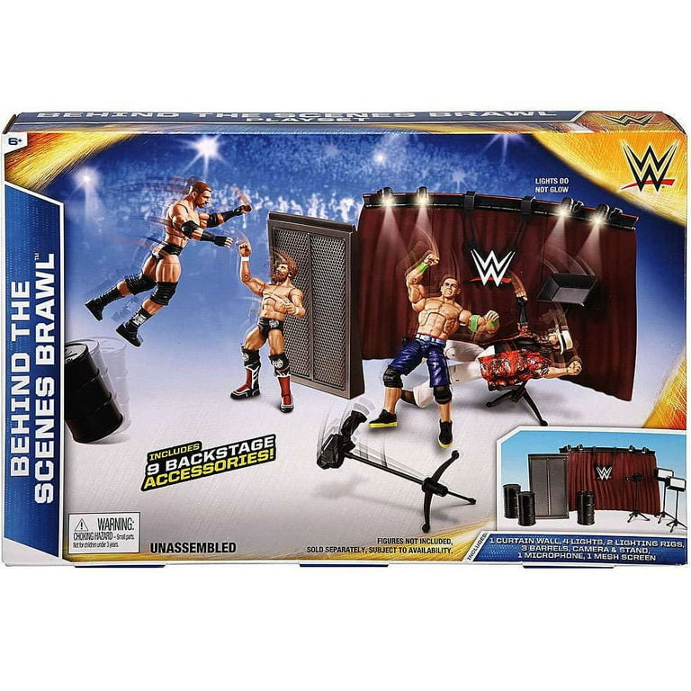 WWE Wrestling Behind The Scenes Brawl Accessory Set - Walmart.com