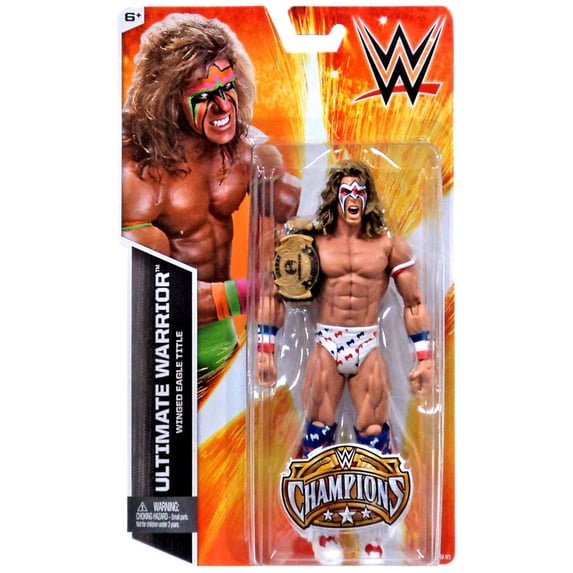 WWE Wrestling Champions Ultimate Warrior Action Figure (Winged Eagle Title)
