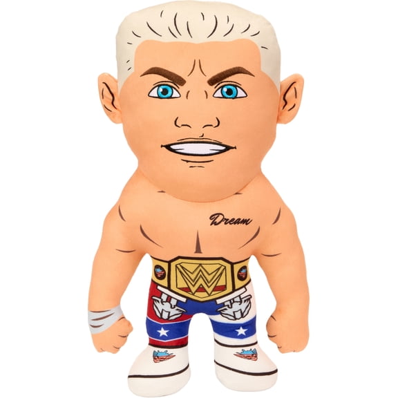 WWE Wrestling Cody Rhodes Kids Plush Bedding Cuddle and Decorative Pillow Buddy