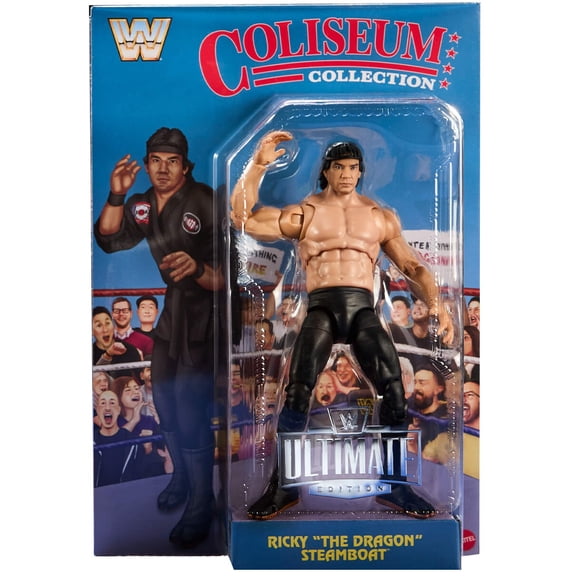 WWE Wrestling Coliseum Collection Ricky The Dragon Steamboat Action Figure
