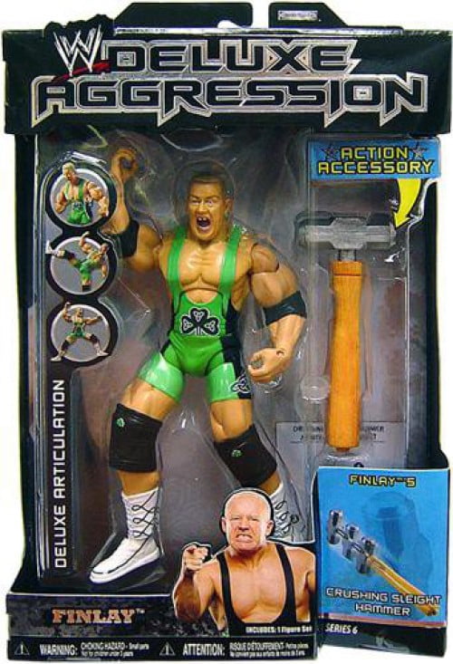 WWE Wrestling Deluxe Aggression Series 6 Finlay Action Figure - Walmart ...
