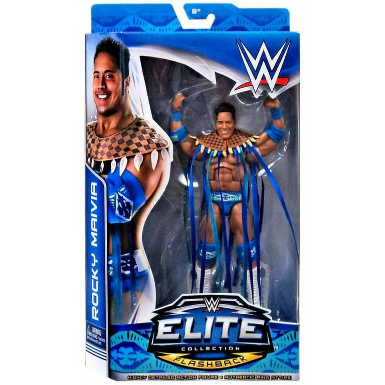 WWE Wrestling Elite Flashback Rocky Maivia Action Figure