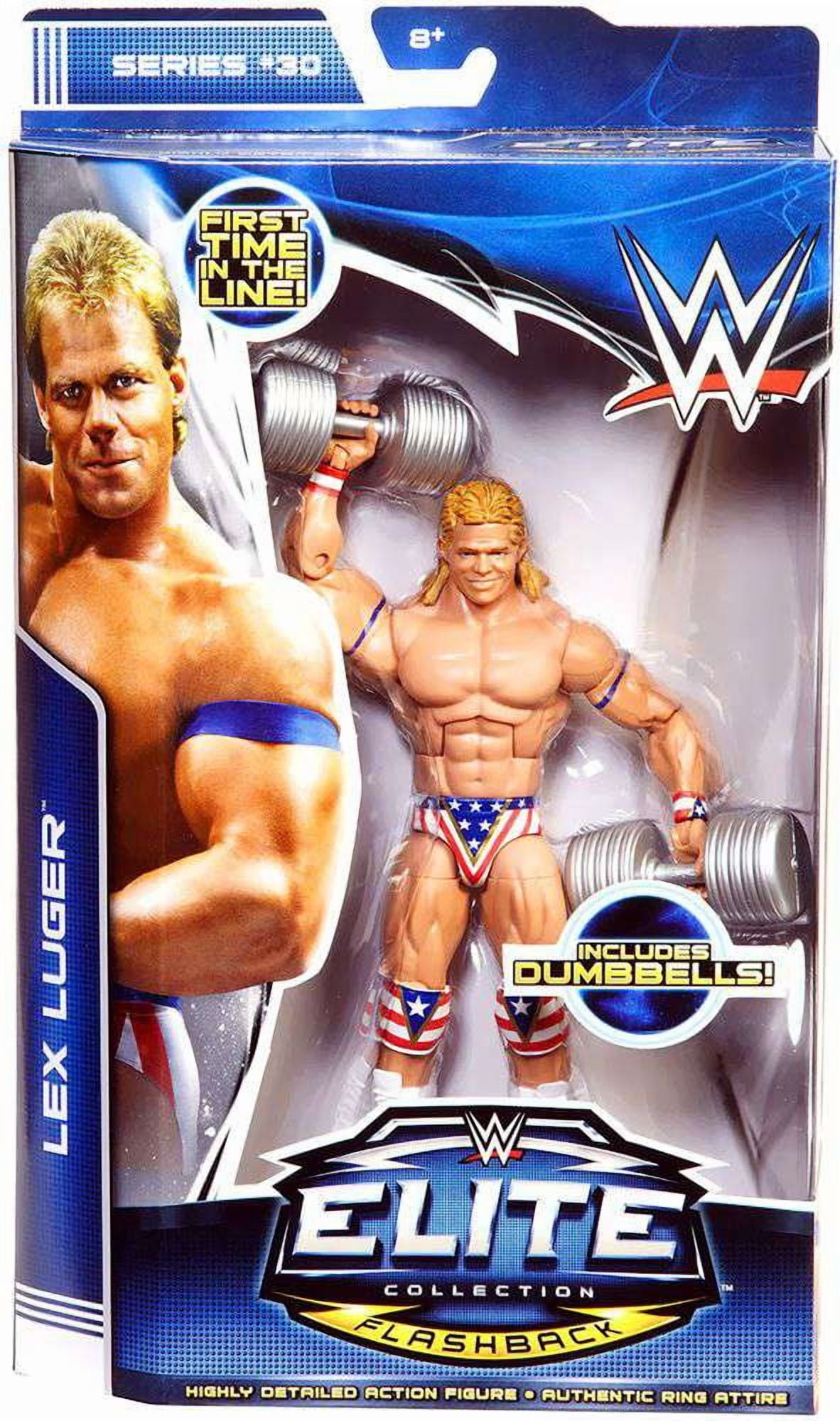 スポーツ WWE Elite Lex Luger Build A Figure WWE Action Figure Elite Collection SummerSlam Lex Luger with Build