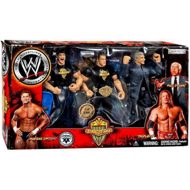 WWE Wrestling Evolution Randy Orton, Triple H & Ric Flair Action Figure  3-Pack