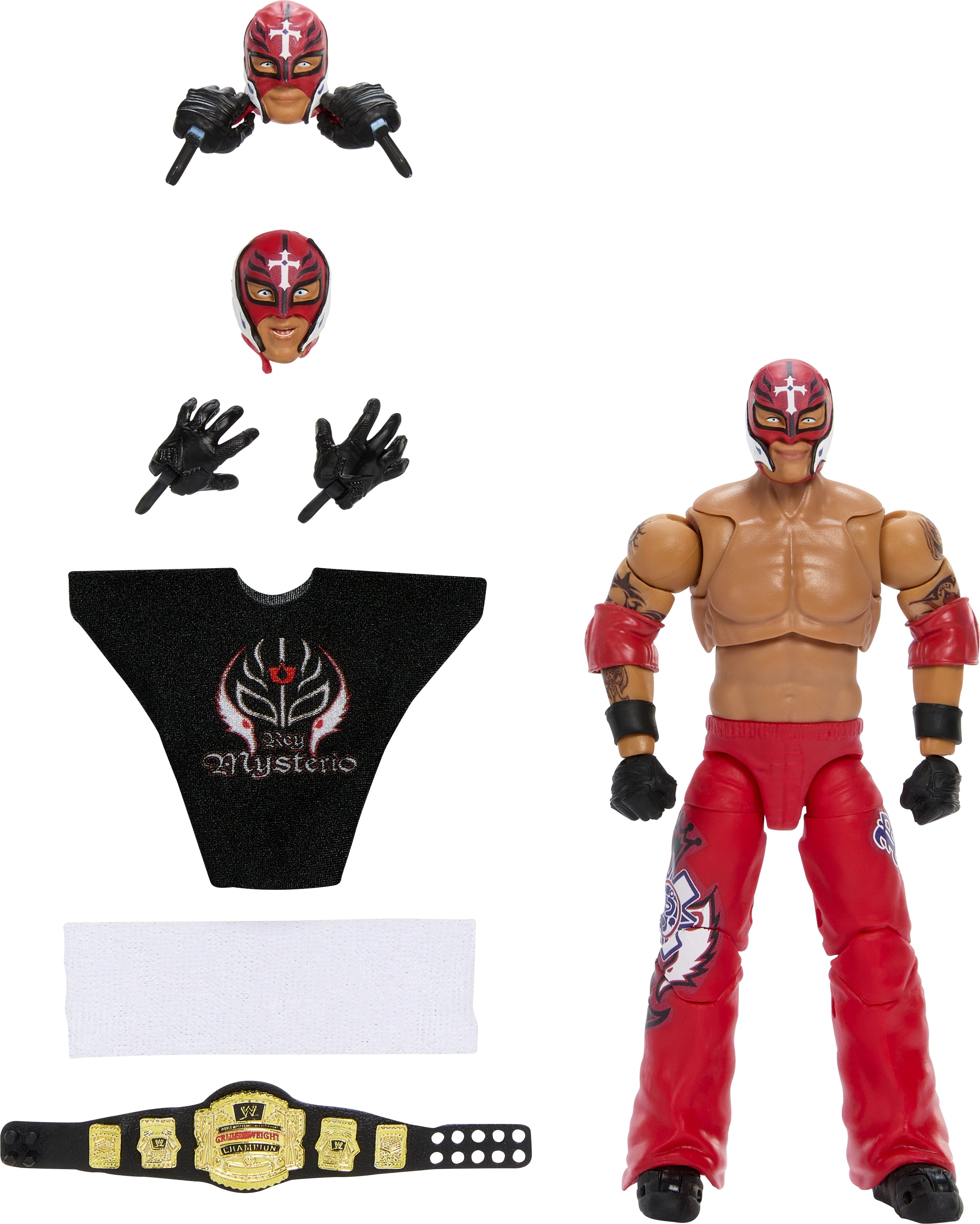 『WWE』MYSTERIO TOYベルト付きフィギュア Mattel Collectible - WWE Ultimate Edition 6