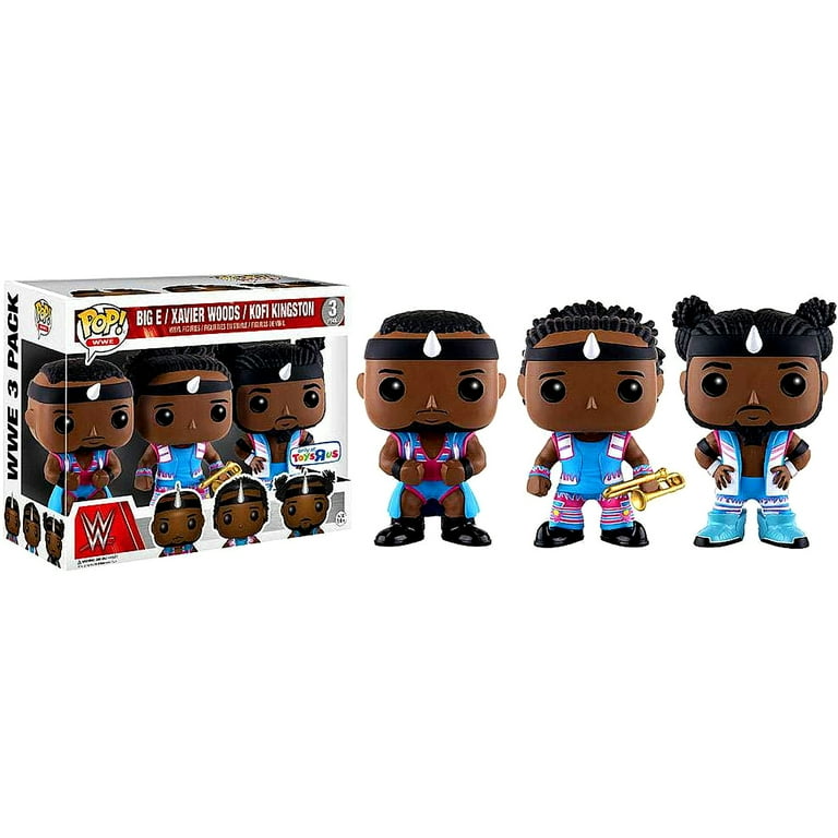 WWE Wrestling Funko POP! Big E, Xavier Woods & Kofi Kingston Vinyl
