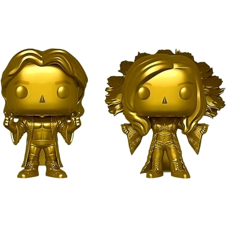 WWE Wrestling Funko POP! Ric & Charlotte Flair Vinyl Figure 2-Pack [Gold]