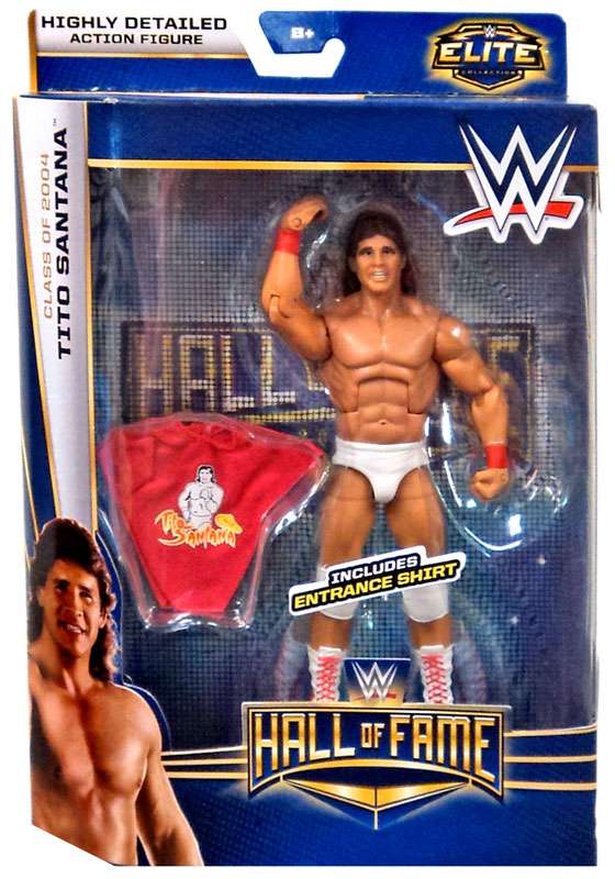 WWE Wrestling Hall of Fame Tito Santana Action Figure [Entrance