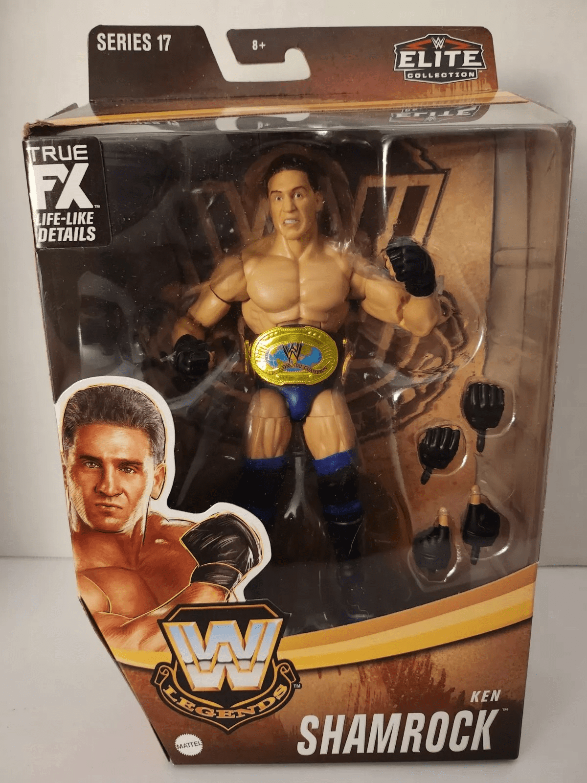 WWE Wrestling Legends Elite Series 17 Ken Shamrock Blue