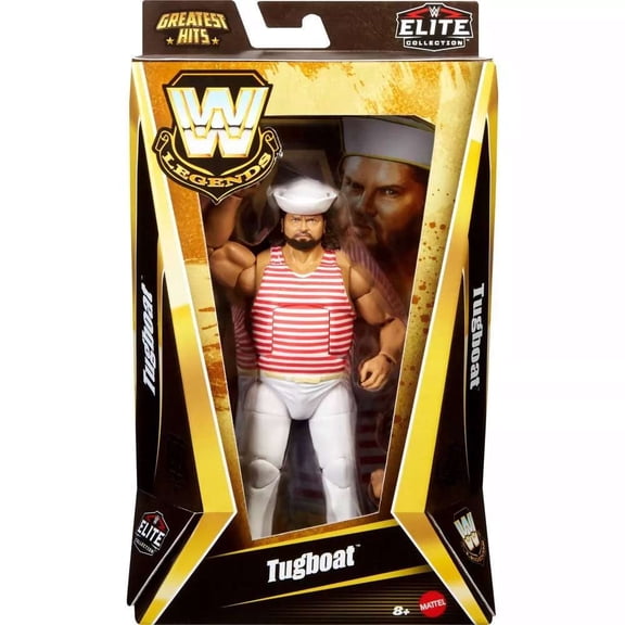 WWE Legends Elite Collection Greatest Hits Tugboat Figure 2024 Mattel HXY18
