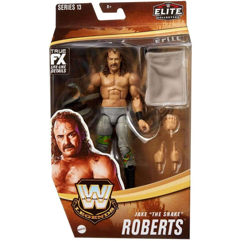 WWE Wrestling Legends Series 13 Jake The Snake Roberts Action