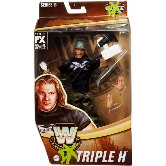 WWE Elite Legends Collection Triple H Action Figure 2021 Mattel HDM35