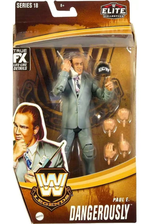 WWE Wrestling Legends Series 18 Paul E. Dangerously Action Figure