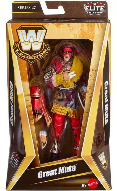 WWEエリートレジェンド ザグレート ムタ シリーズ27 限定フィギュア WWE Wrestling Legends Series 27 The Great Muta Action Figure