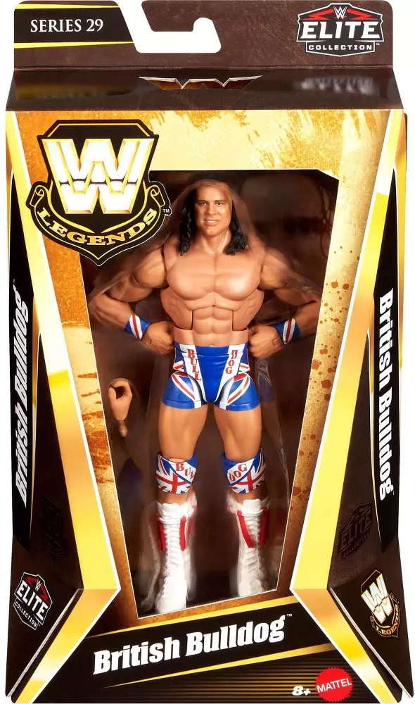WWE Wrestling Legends Series 29 British Bulldog Action Figure