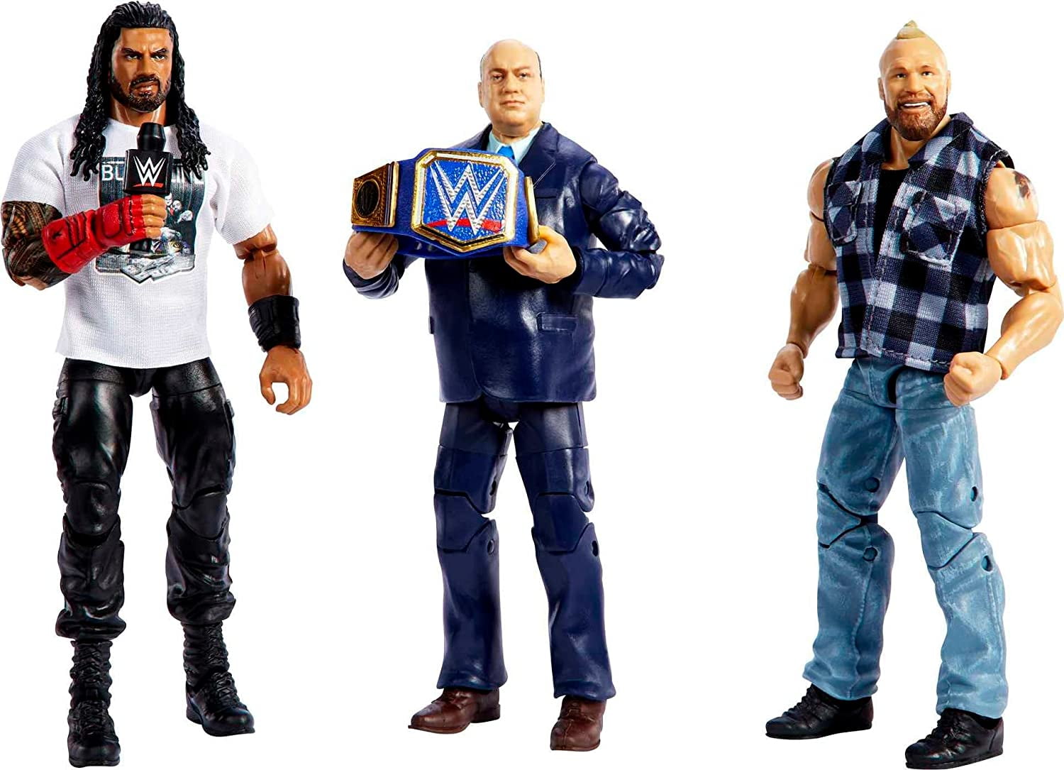 WWE Wrestling NXT Roman Reigns, Paul Heyman, & Brock Lesnar Action