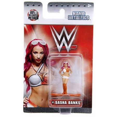 WWE Wrestling Nano Metalfigs Sasha Banks Diecast Figure
