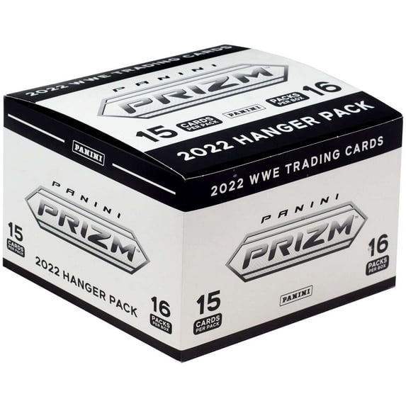 Collectible WWE Wrestling Panini 2022 Prizm Debut Edition Trading Card HANGER Box (16 Packs)