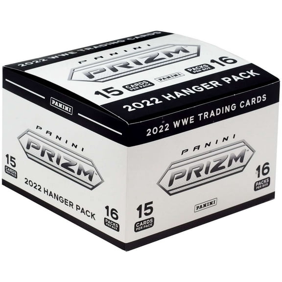 WWE Wrestling Panini 2022 Prizm Debut Edition Trading Card HANGER Box (16 Packs)