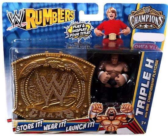 WWE Wrestling Rumblers Champions Triple H Mini Figure