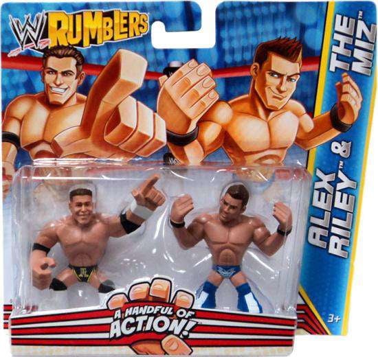 Alex Riley Figure WWE Wrestling Rumblers Series 2 Alex Riley & The Miz Mini Figure 2-Pack ...