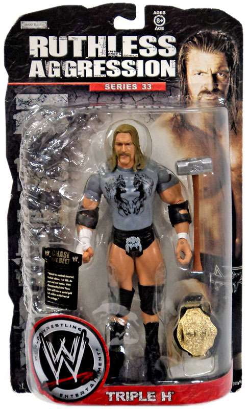 WWE Wrestling Ruthless Aggression Series 33 Triple H Action Figure
