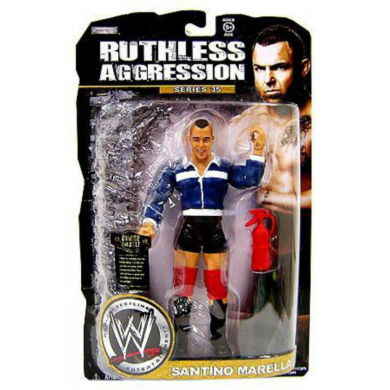 WWE Wrestling Ruthless Aggression Series 35 Santino Marella Action