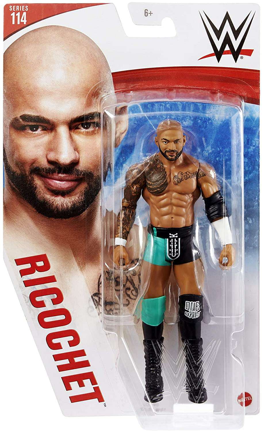 WWE Wrestling Series 114 Ricochet Action Figure Regular Green
