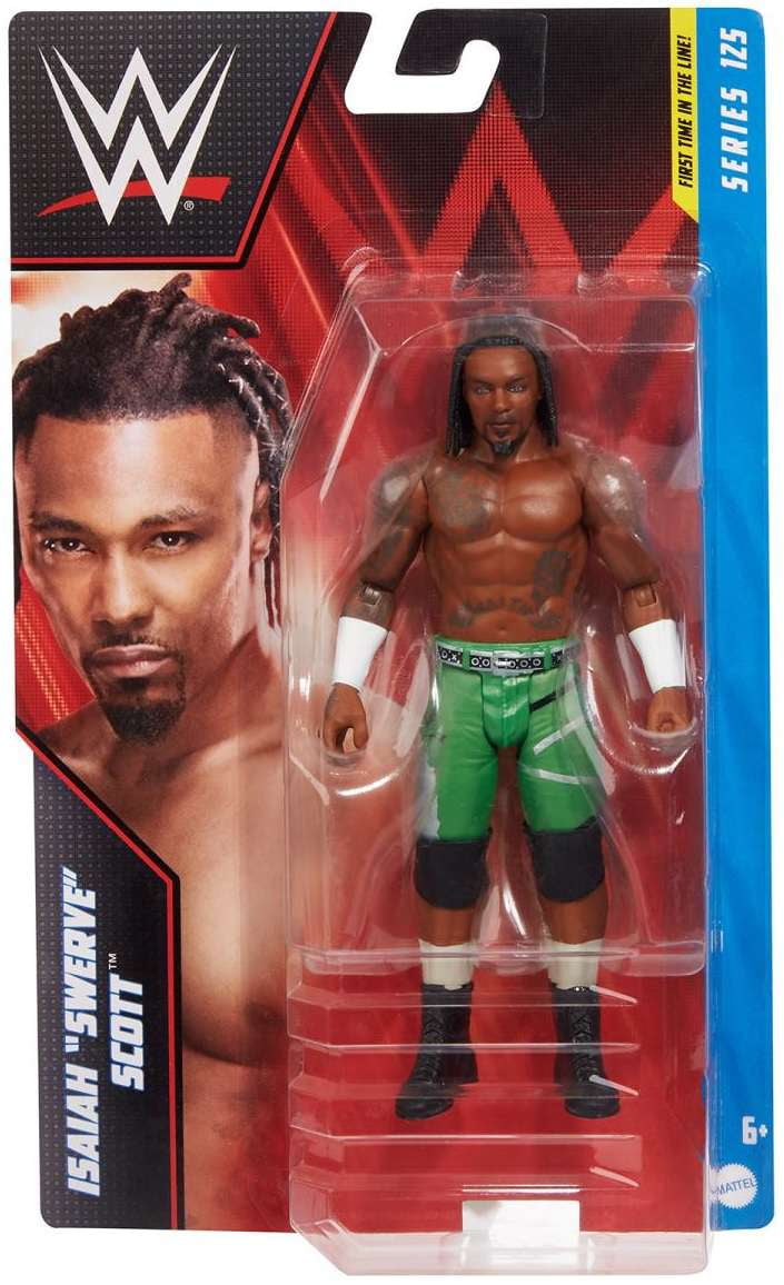 WWE Wrestling Series 125 Isaiah Swerve Scott Action Figure