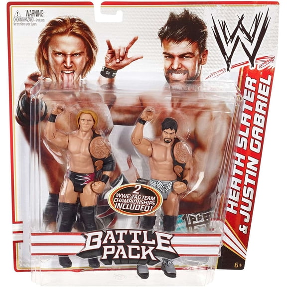 WWE Wrestling Series 14 Heath Slater & Justin Gabriel Action Figure 2-Pack